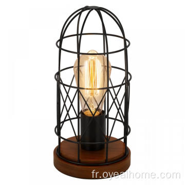 Petite lampe de table Steampunk de chevet de chevet